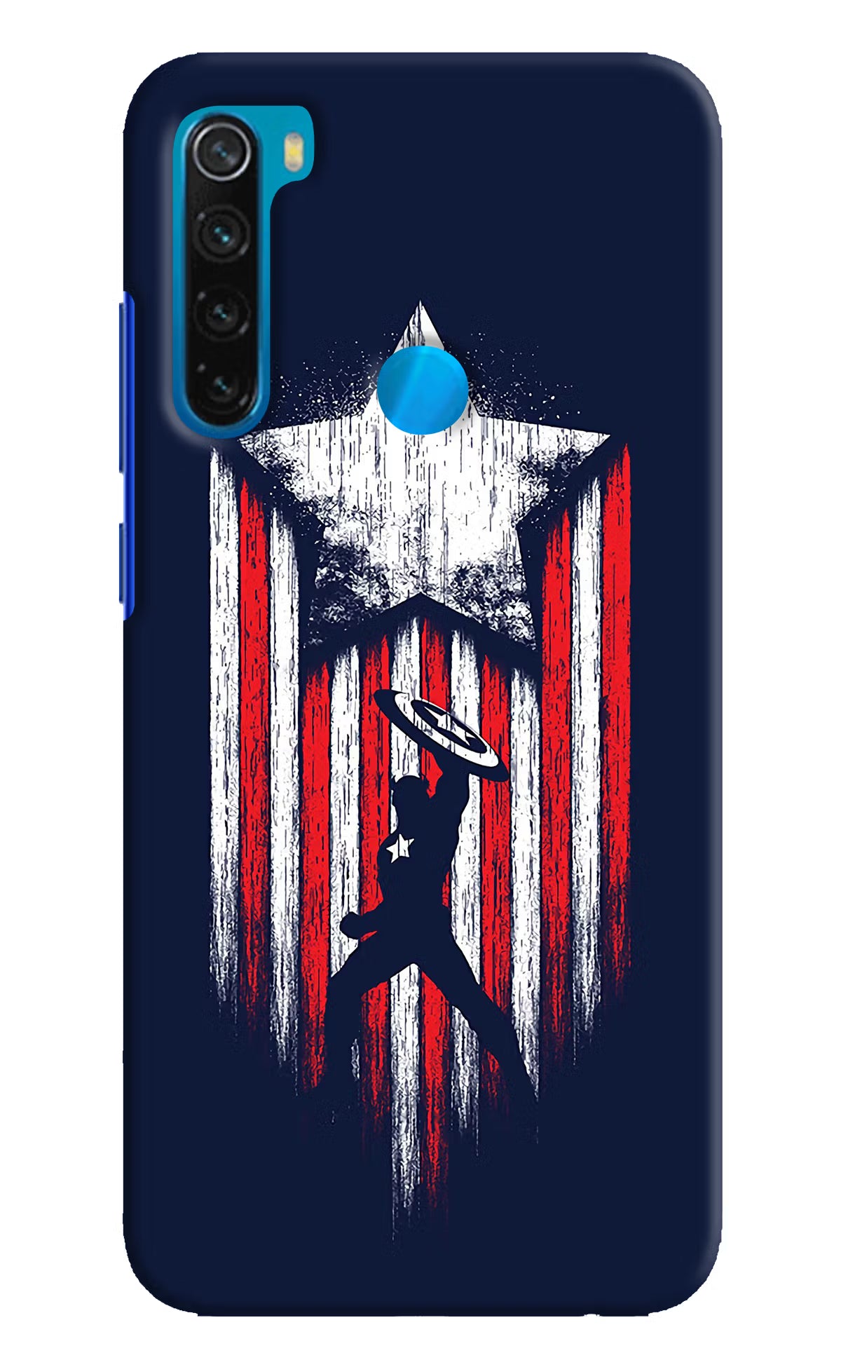 Captain America Marvel Art Redmi Note 8 Hard Case Back Cover by Casekaro