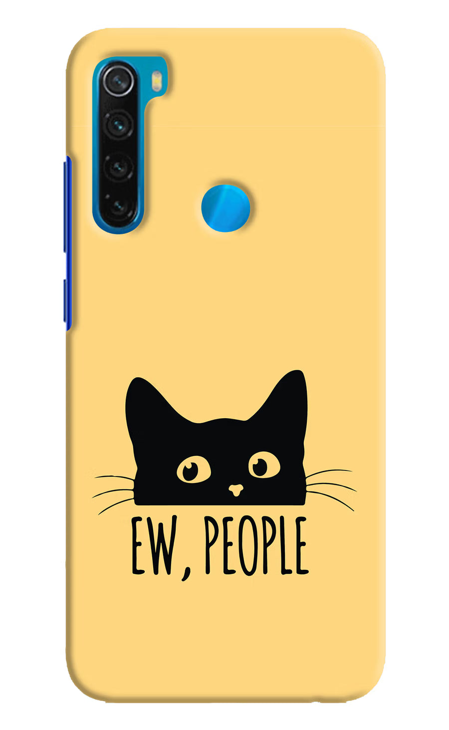 Ew People Catitude Redmi Note 8 Back Cover, Hard case