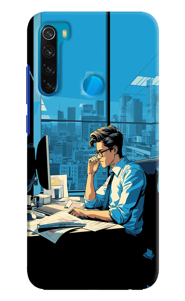 Focused Hustler (AI Generated) Redmi Note 8 Hard Case Back Cover by Casekaro