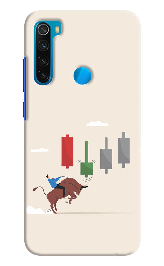 Bull Trading Momentum Redmi Note 8 Hard Case Back Cover by Casekaro