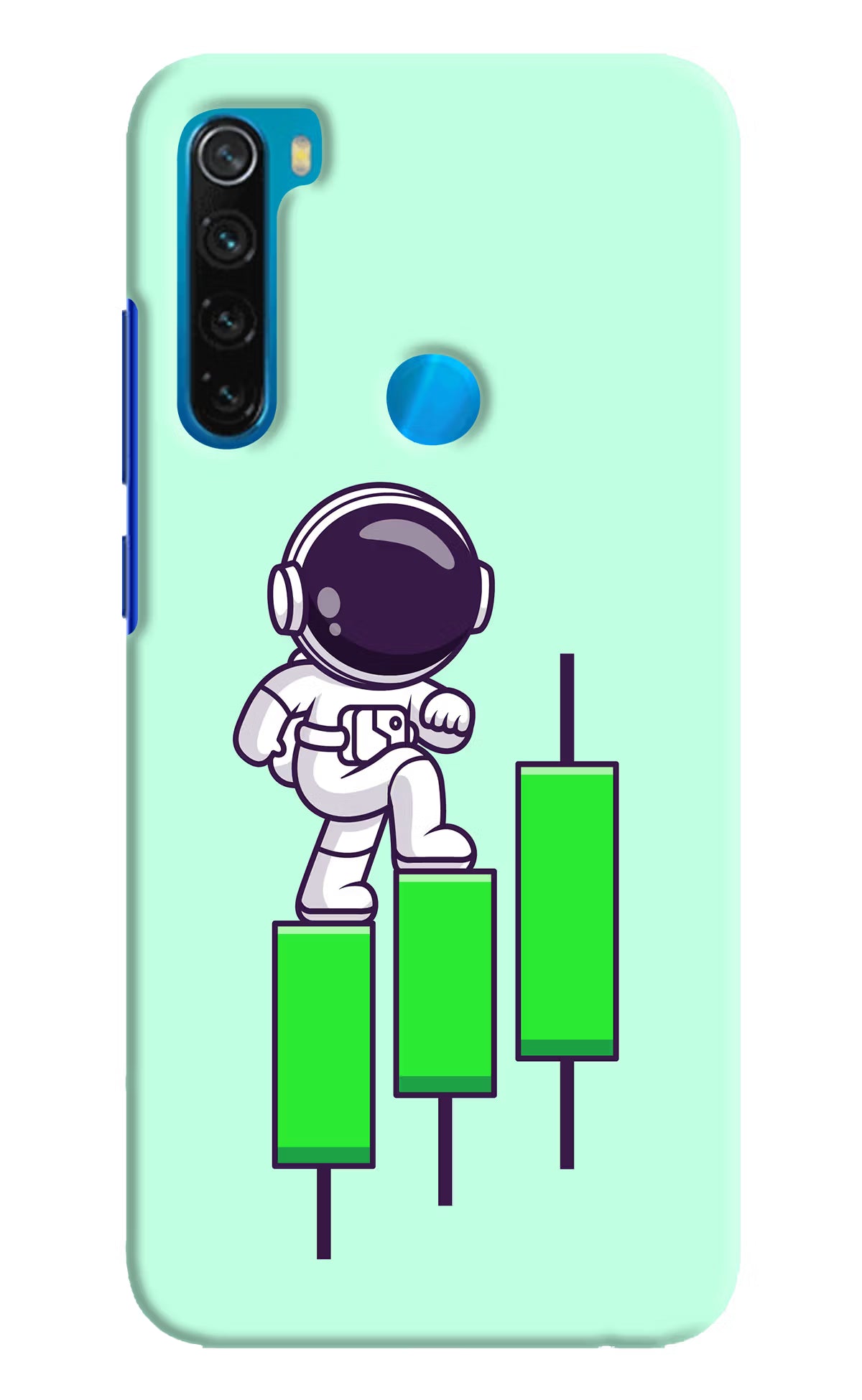 Astronaut Trader Redmi Note 8 Hard Case Back Cover by Casekaro