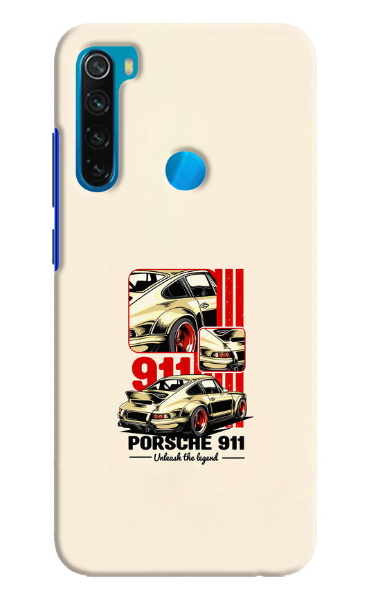 Classic Porsche 911 Redmi Note 8 Hard Case Back Cover by Casekaro