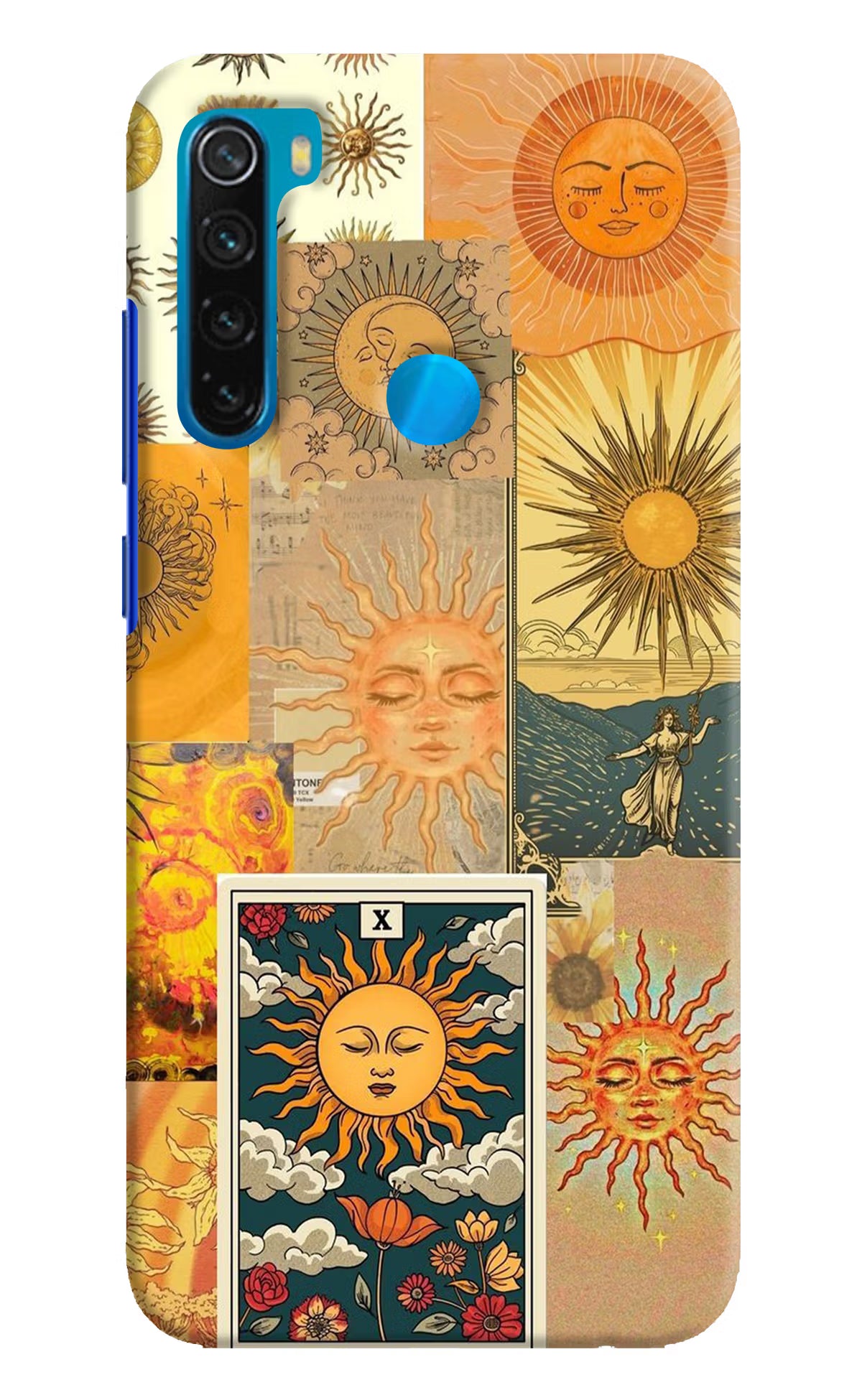 Sun Redmi Note 8 Hard Case Back Cover by Casekaro