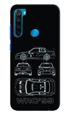 WRC'99 Redmi Note 8 Hard Case Back Cover by Casekaro