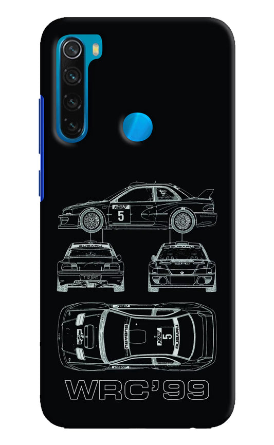 WRC'99 Redmi Note 8 Hard Case Back Cover by Casekaro