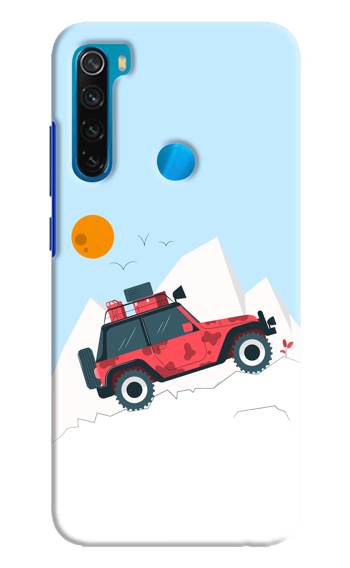 Mountain Trail Beast Redmi Note 8 Hard Case Back Cover by Casekaro