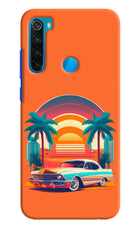 Palm Drive 80s Redmi Note 8 Hard Case Back Cover by Casekaro