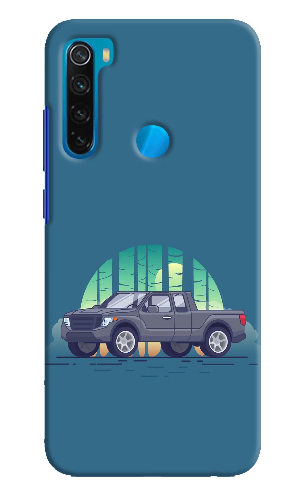 Retro Garage Vibe Redmi Note 8 Hard Case Back Cover by Casekaro