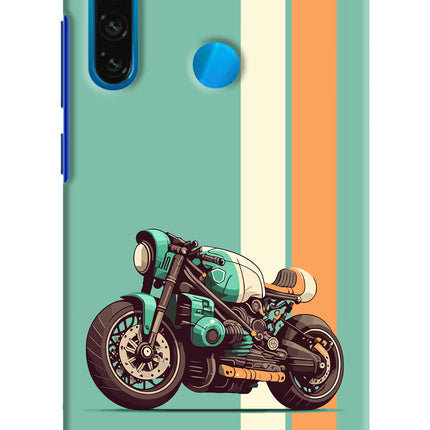 Striped Moto Drift Redmi Note 8 Hard Case Back Cover by Casekaro