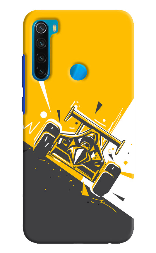 Track King Redmi Note 8 Hard Case Back Cover by Casekaro