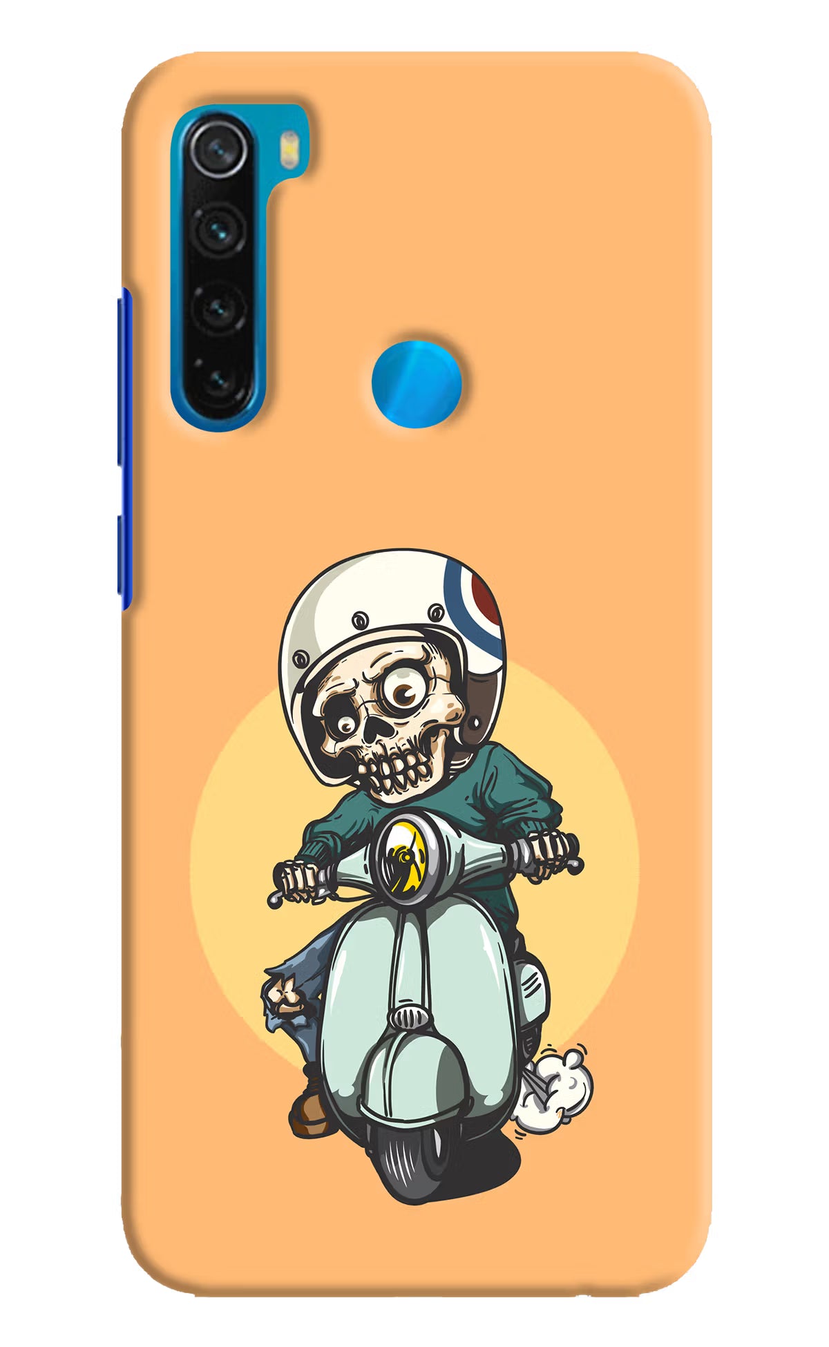 Undead Biker Redmi Note 8 Hard Case Back Cover by Casekaro