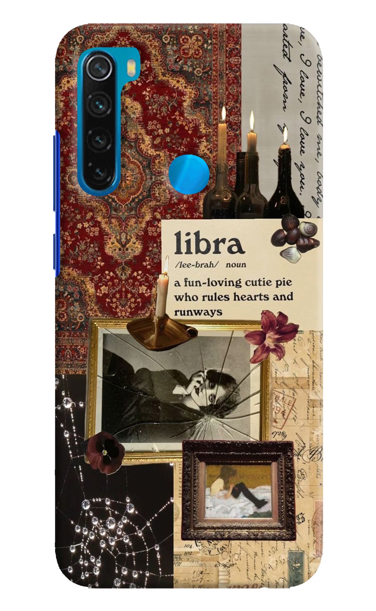 Libra Zodiac Redmi Note 8 Hard Case Back Cover by Casekaro