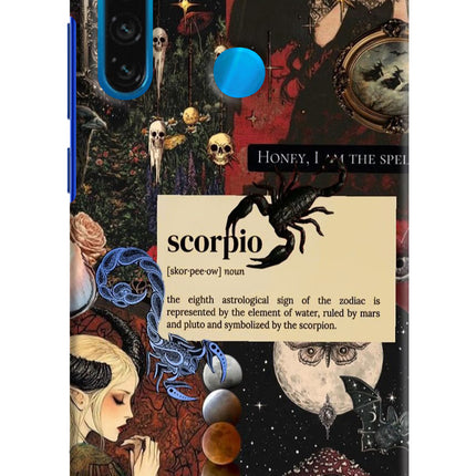 Scorpio Zodiac Redmi Note 8 Hard Case Back Cover by Casekaro