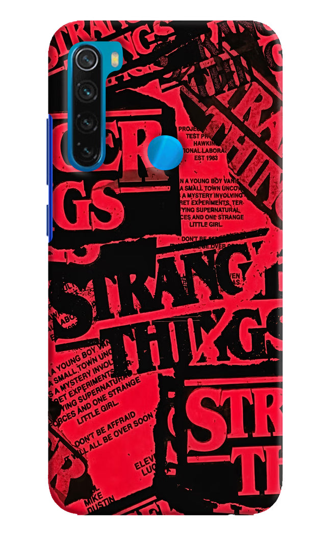Ordinary Things Redmi Note 8 Hard Case Back Cover by Casekaro