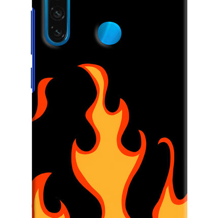 Fired Up – Black Redmi Note 8 Hard Case Back Cover by Casekaro