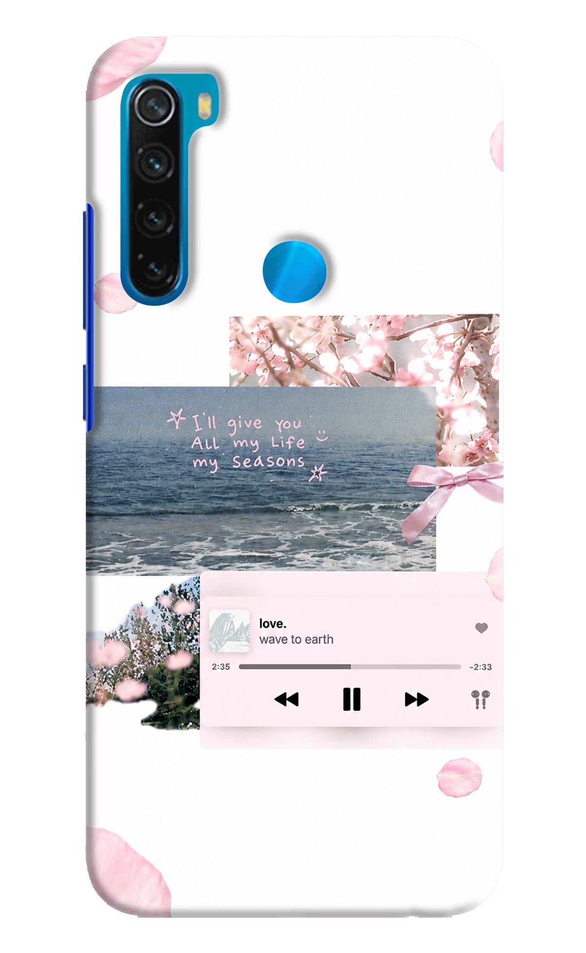 Wave to earth Redmi Note 8 Back Cover