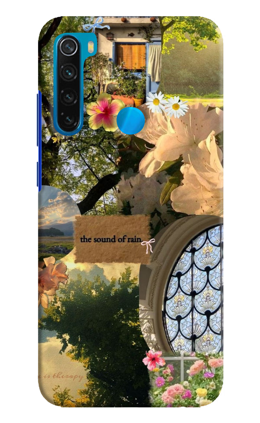 Rain Redmi Note 8 Back Cover, Hard case