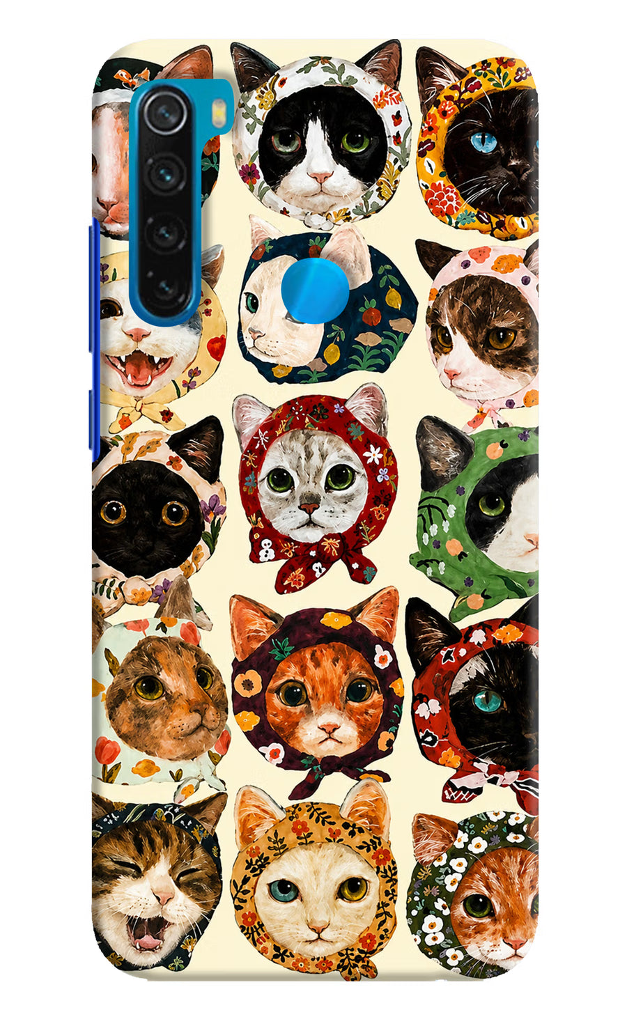 Cool Cat Redmi Note 8 Back Cover, Hard case