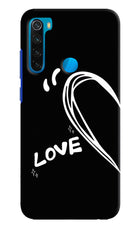 Love Line Redmi Note 8 Hard Case Back Cover by Casekaro