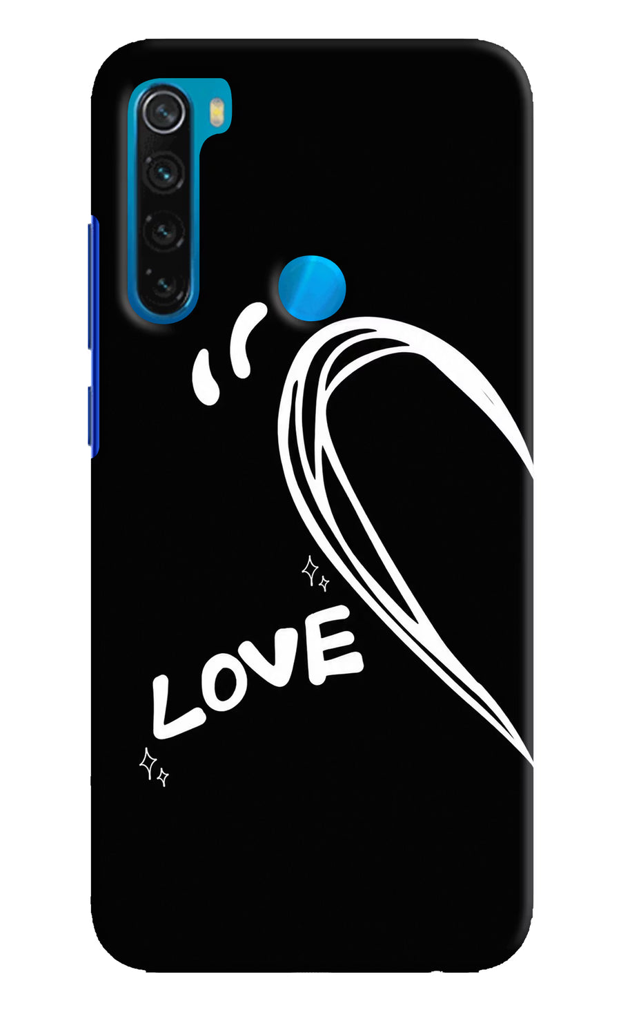 Love Line Redmi Note 8 Back Cover, Hard case
