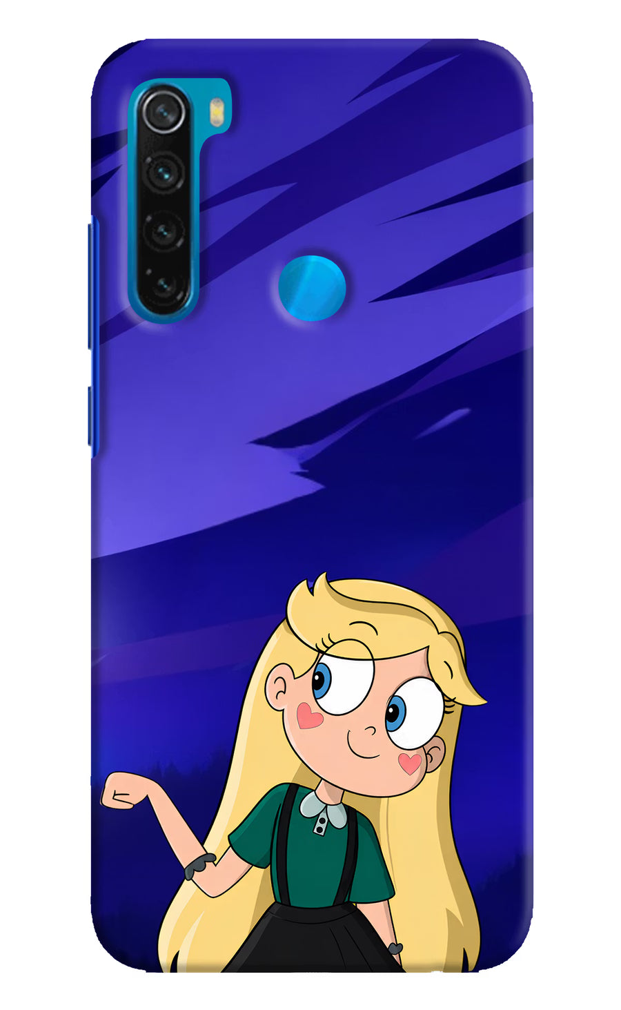 Star Glow Redmi Note 8 Back Cover, Hard case