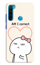 Always Right Redmi Note 8 Hard Case Back Cover by Casekaro