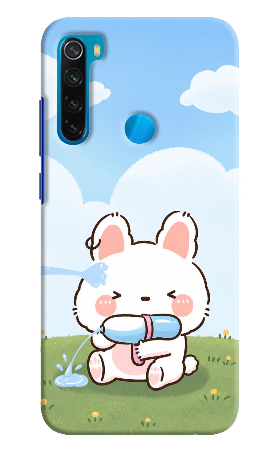 Bunny Treat Redmi Note 8 Back Cover, Hard case