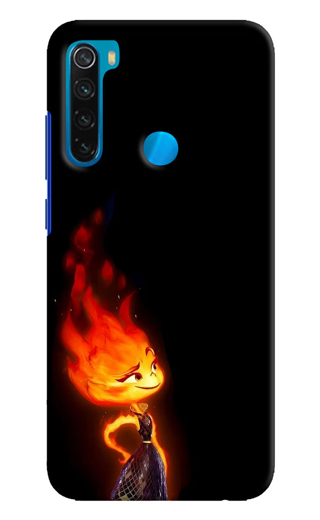 Ember Flame Redmi Note 8 Hard Case Back Cover by Casekaro