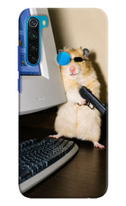 Hacker Hamster Redmi Note 8 Hard Case Back Cover by Casekaro