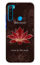 Bloom Redmi Note 8 Hard Case Back Cover by Casekaro