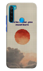 Pixel Sun Redmi Note 8 Hard Case Back Cover by Casekaro