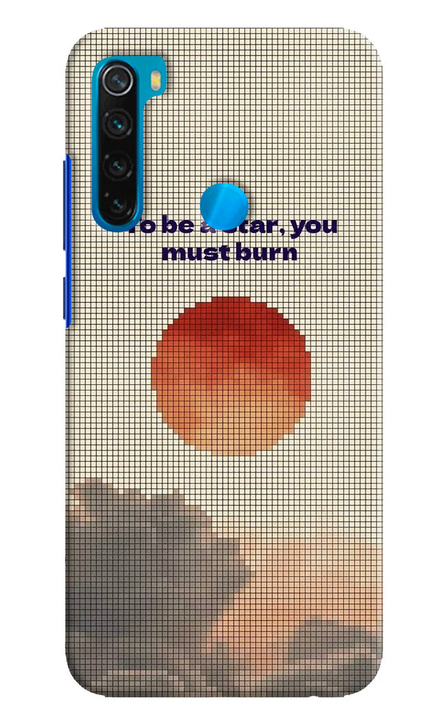 Pixel Sun Redmi Note 8 Hard Case Back Cover by Casekaro