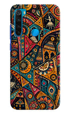 Folk Print Redmi Note 8 Back Cover