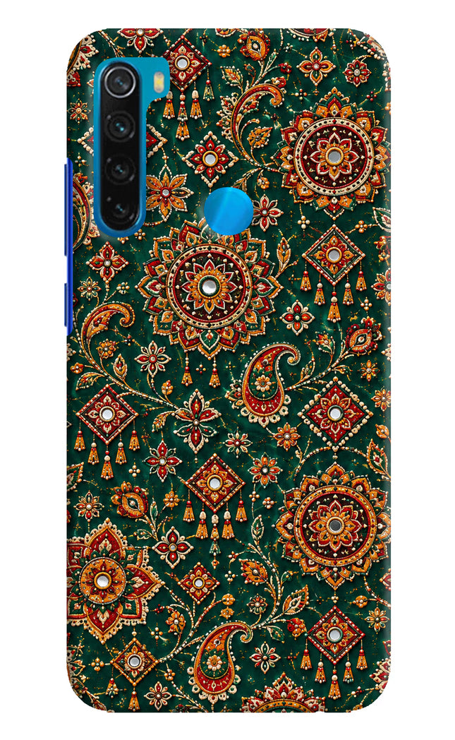 Green Pataka Redmi Note 8 Hard Case Back Cover by Casekaro