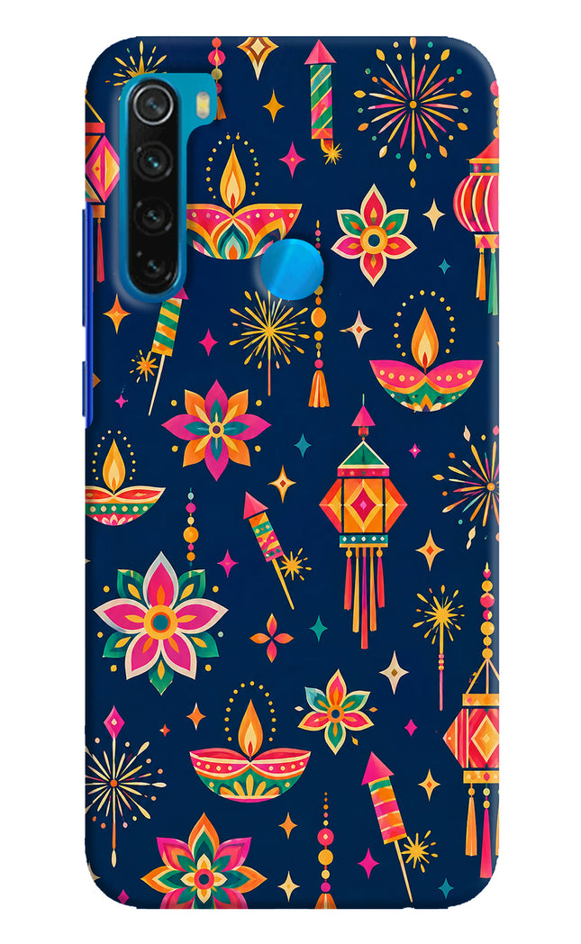 Festive Pop Redmi Note 8 Hard Case Back Cover by Casekaro