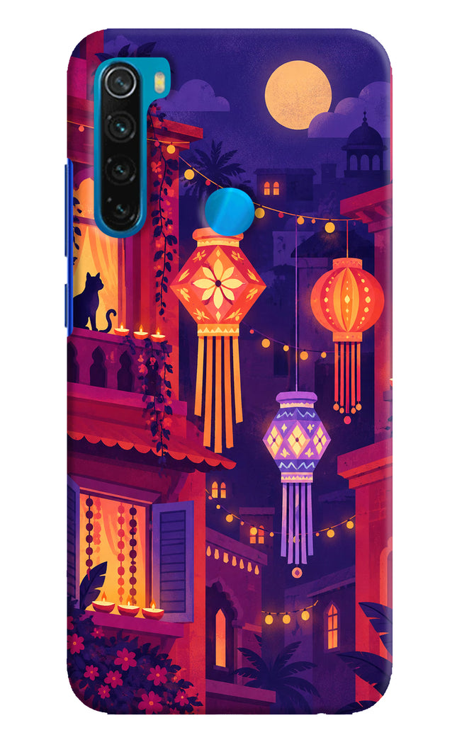Lantern Lane Redmi Note 8 Hard Case Back Cover by Casekaro