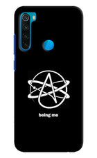 Atheist Symbol Redmi Note 8 Hard Case Back Cover by Casekaro