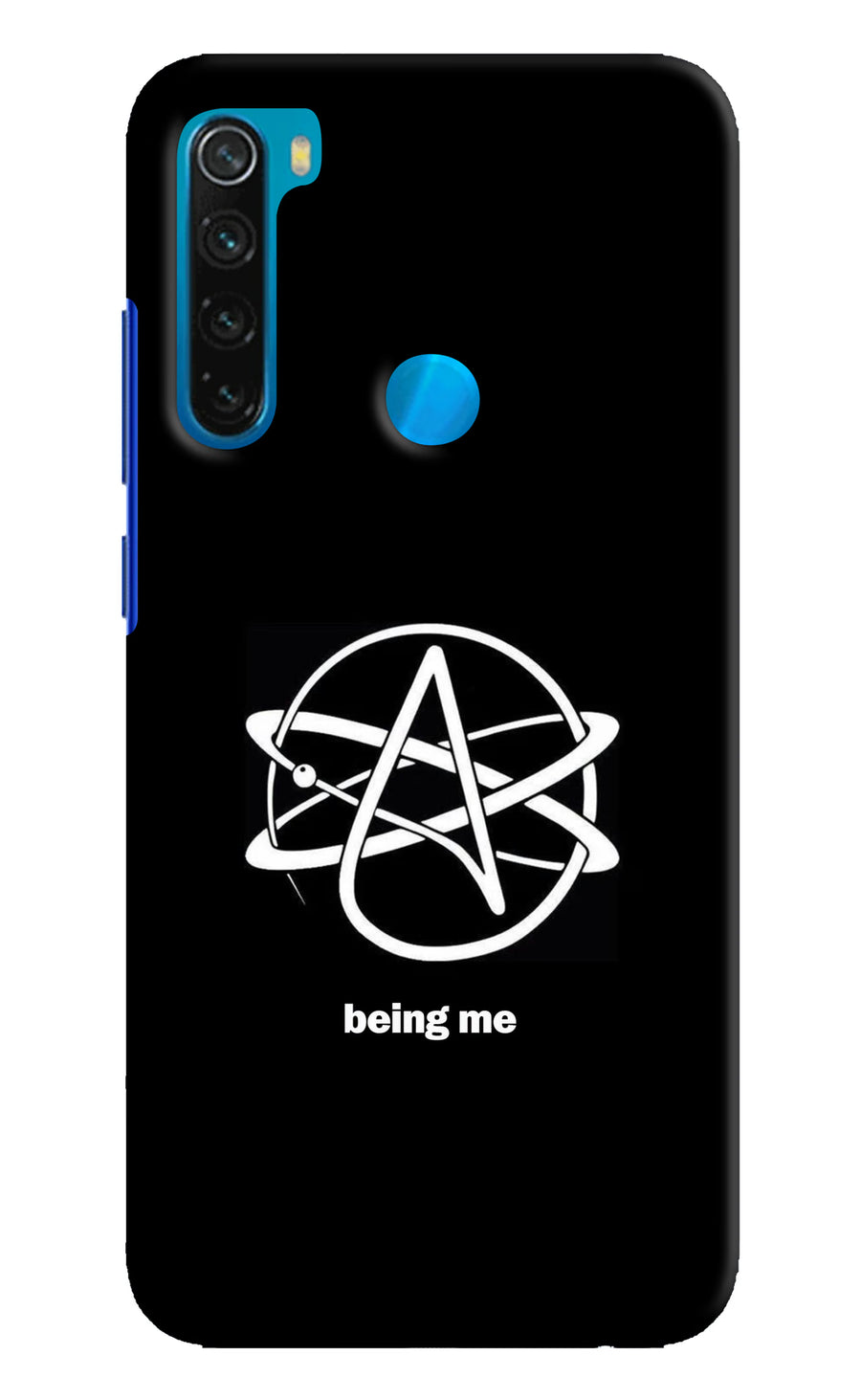 Atheist Symbol Redmi Note 8 Back Cover, Hard case