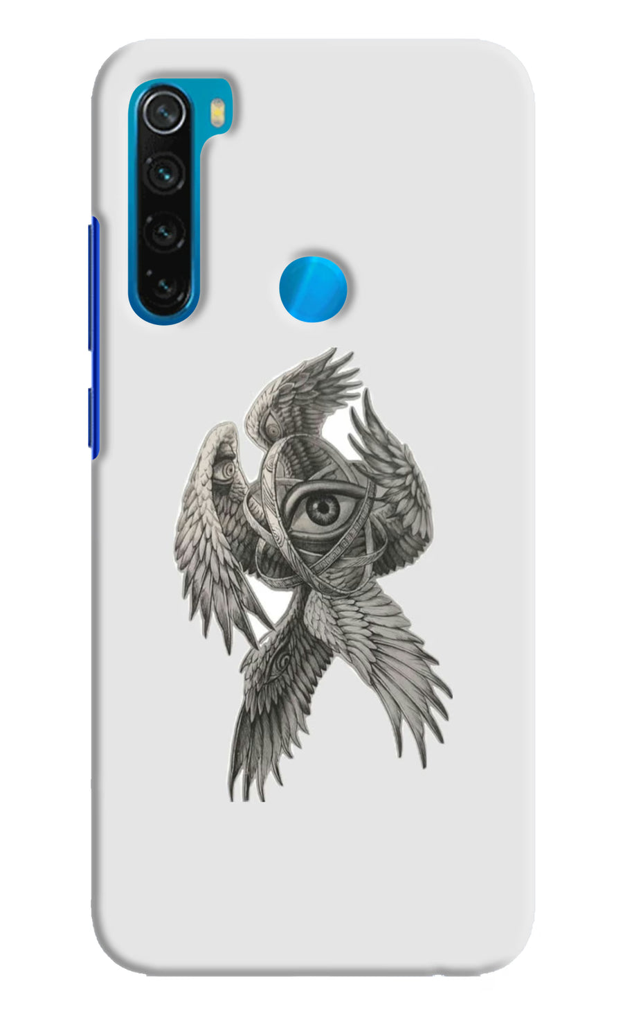 Accurate Angel Redmi Note 8 Back Cover, Hard case