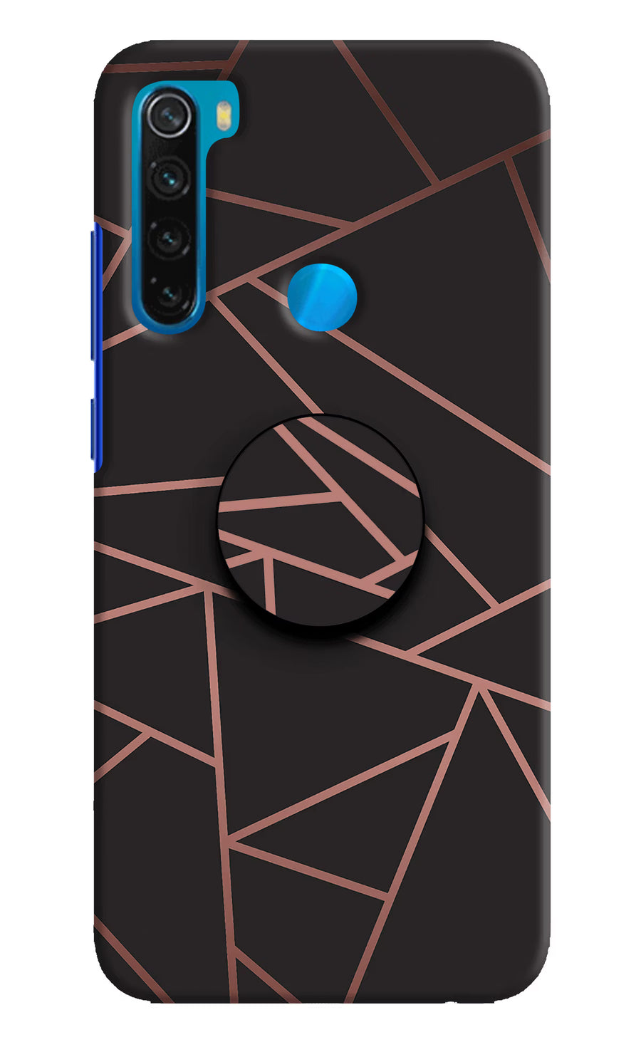 Geometric Pattern Redmi Note 8 Pop Case, Hard case