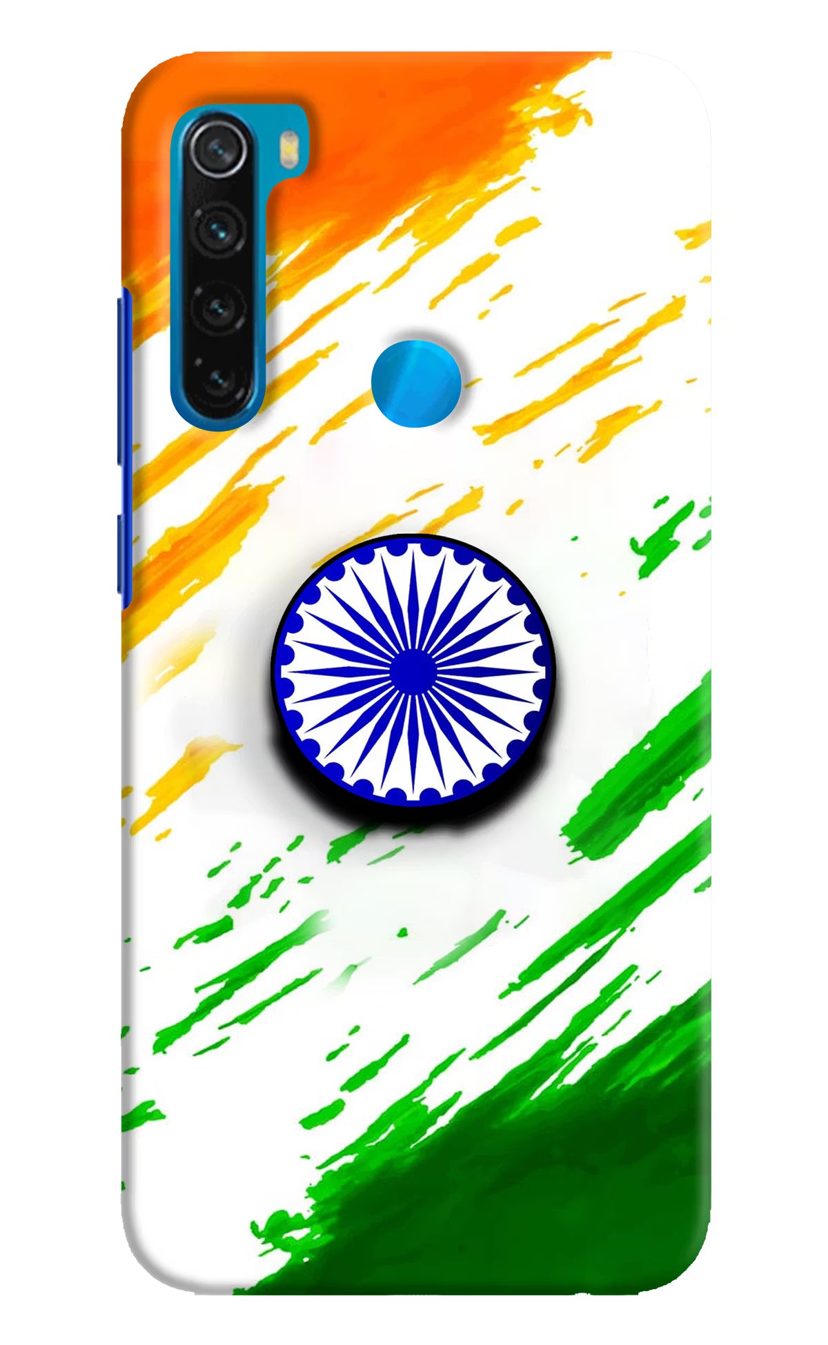 Indian Flag Ashoka Chakra Redmi Note 8 Pop Case by Casekaro