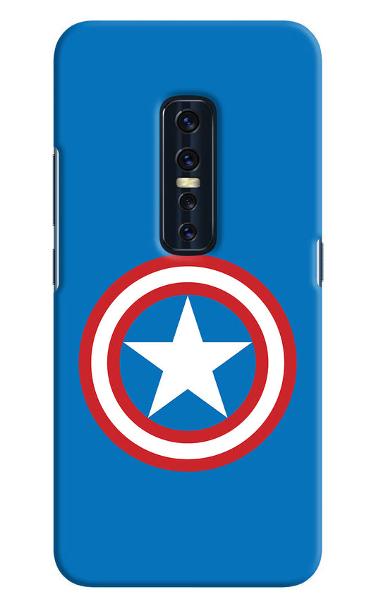 Captain America Logo Vivo V17 Pro Hard Case Back Cover by Casekaro