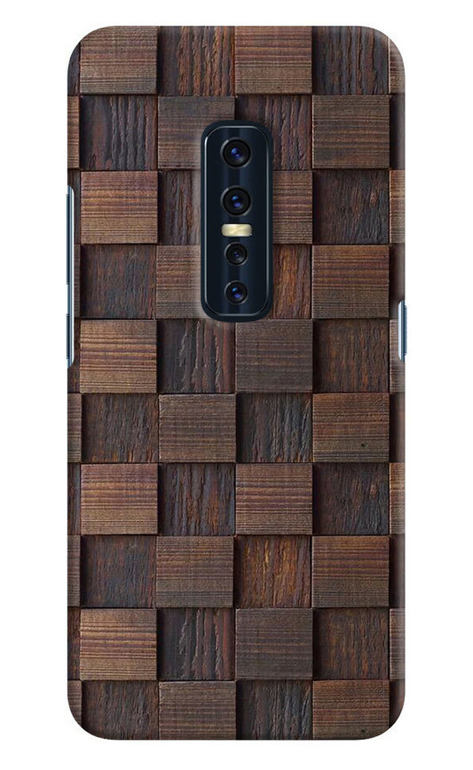 Wooden Cube Design Vivo V17 Pro Hard Case Back Cover by Casekaro
