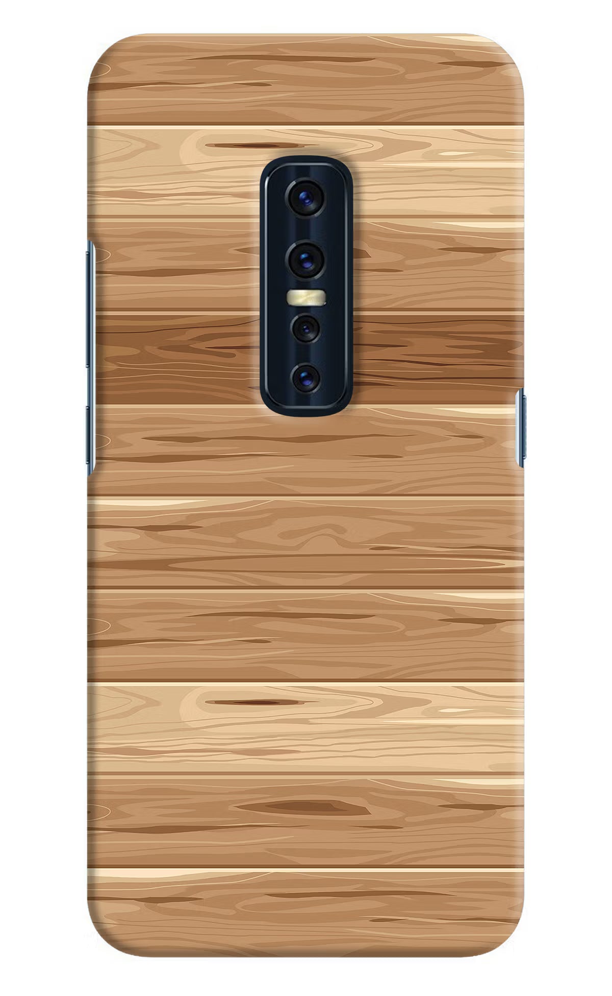 Wooden Vector Vivo V17 Pro Hard Case Back Cover by Casekaro