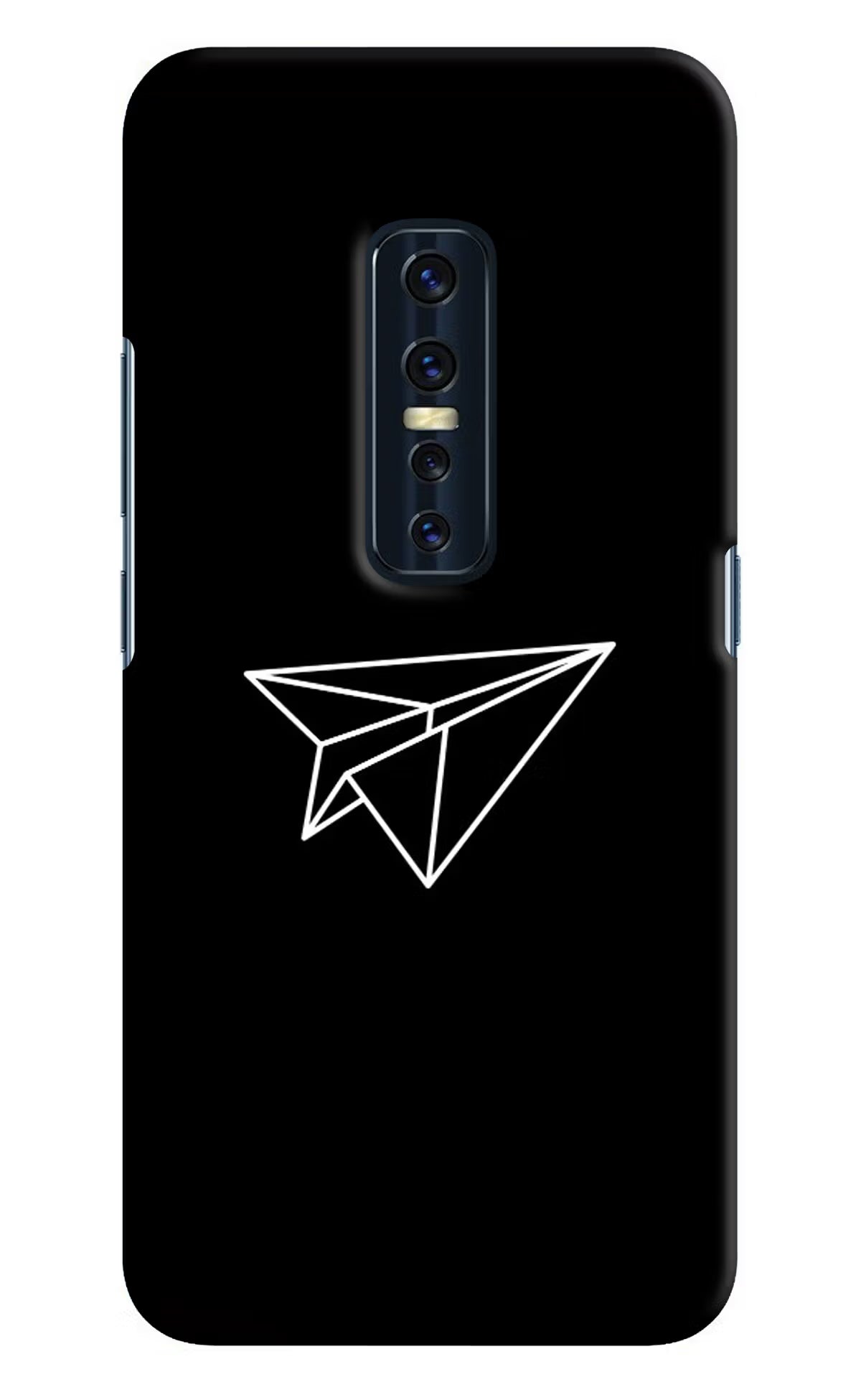 Paper Plane White Vivo V17 Pro Hard Case Back Cover by Casekaro