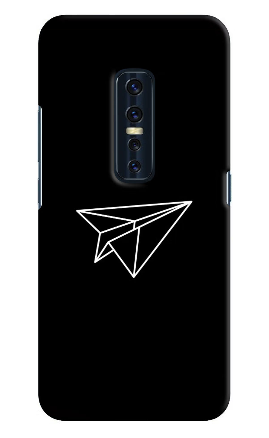 Paper Plane White Vivo V17 Pro Back Cover, Hard case