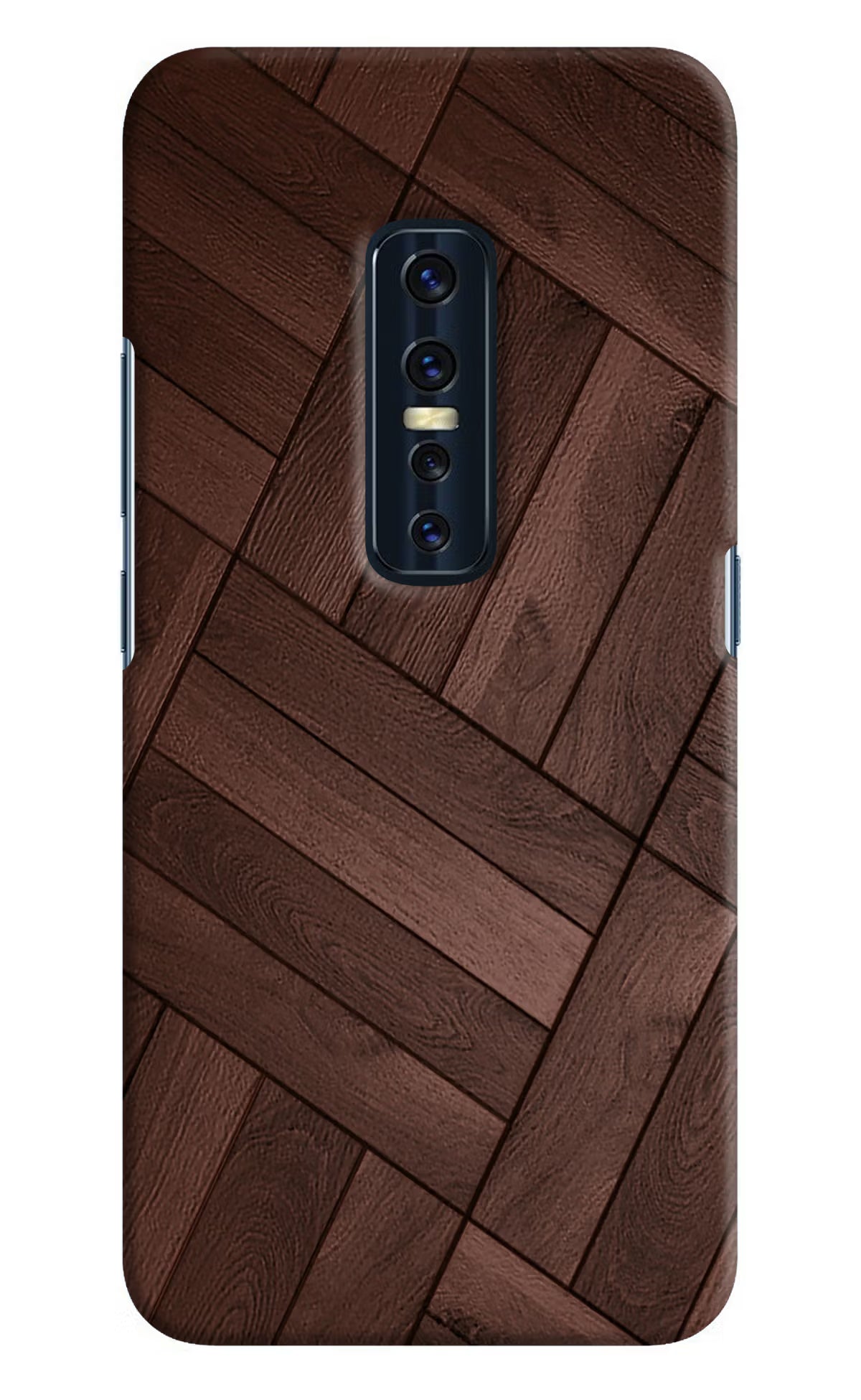 Wooden Texture Design Vivo V17 Pro Hard Case Back Cover by Casekaro