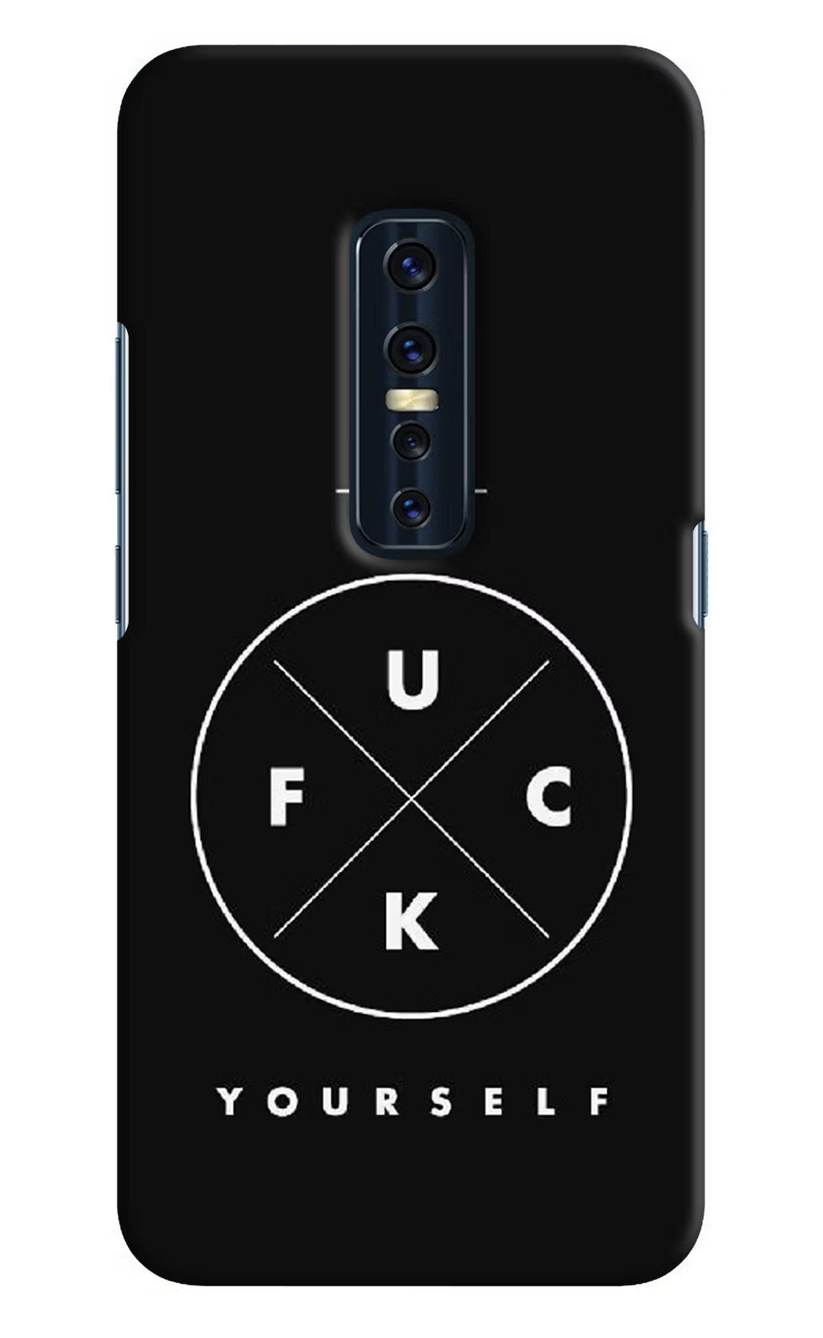 Go Fuck Yourself Vivo V17 Pro Hard Case Back Cover by Casekaro