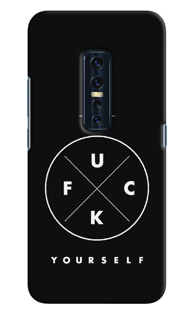 Go Fuck Yourself Vivo V17 Pro Hard Case Back Cover by Casekaro