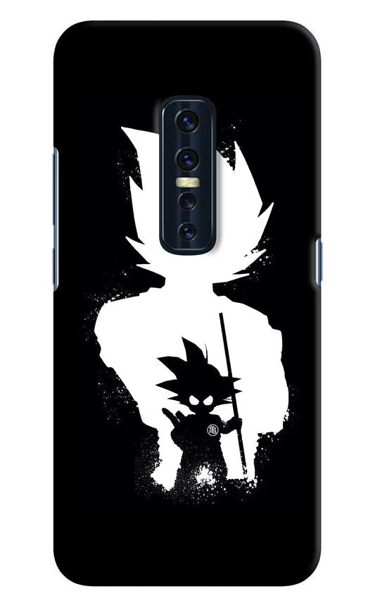 Goku Shadow Vivo V17 Pro Hard Case Back Cover by Casekaro
